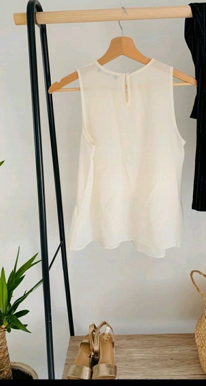 Jolie blouse couleur crème - photo numéro 2