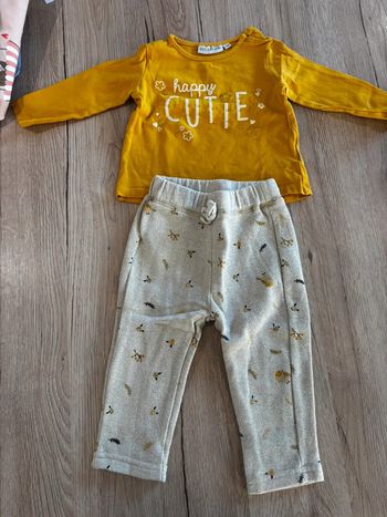 Ensemble bébé fille 12mois Bel&bo