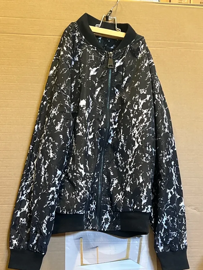 Veste John H à fermeture éclair homme taille Xl