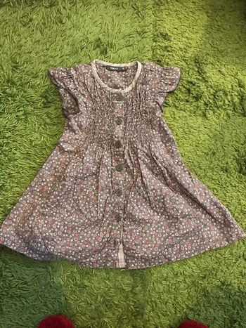 robe fille mexx a fleurs violette rose
