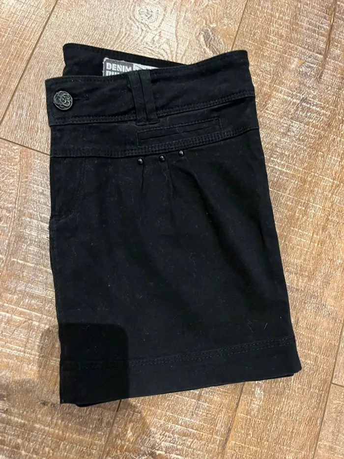 Mini-jupe noire en jean Zara TRF Denim Rules – Taille 38