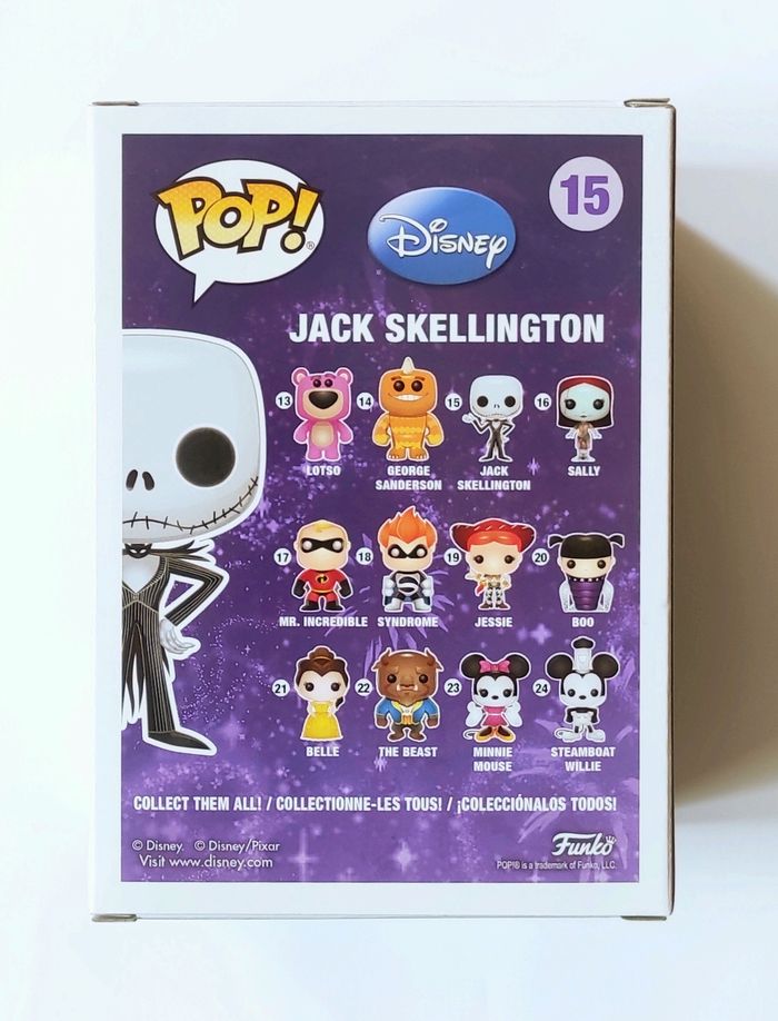 Funko POP Jack Skellington #15 - Disney - Figurine Vinyle - photo numéro 3