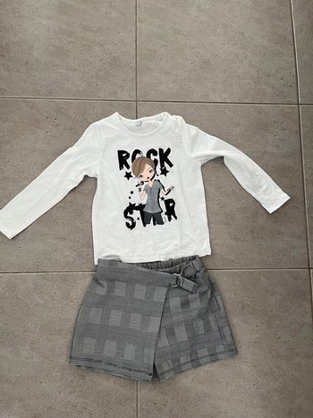 Ensemble short et pull rock
