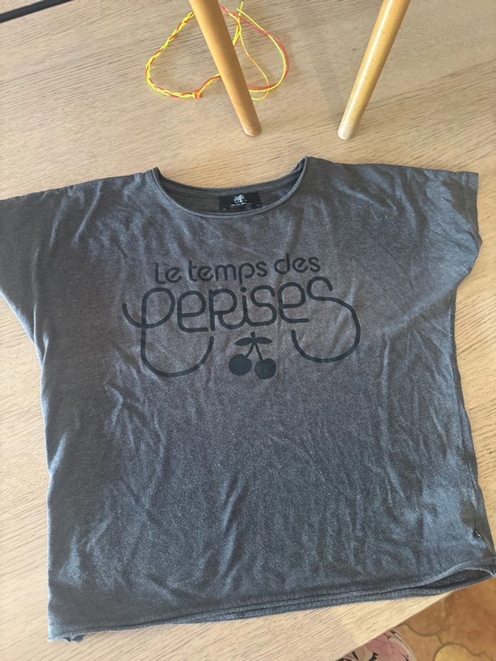 T shirt effet used Le Temps des Cerises XS