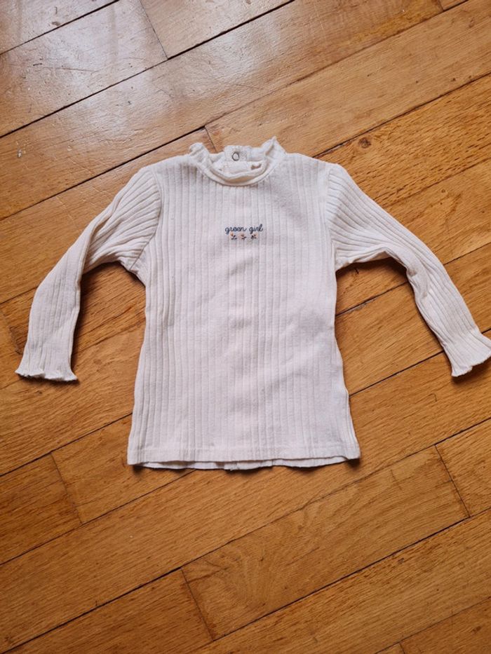 Tee-shirt Manche longue fille 9 mois kiabi