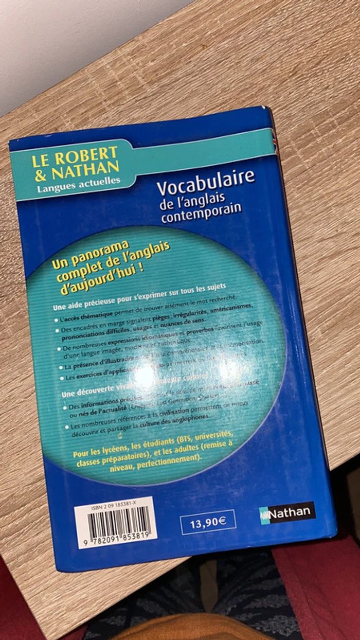 Livre vocabulaire anglais - photo numéro 2