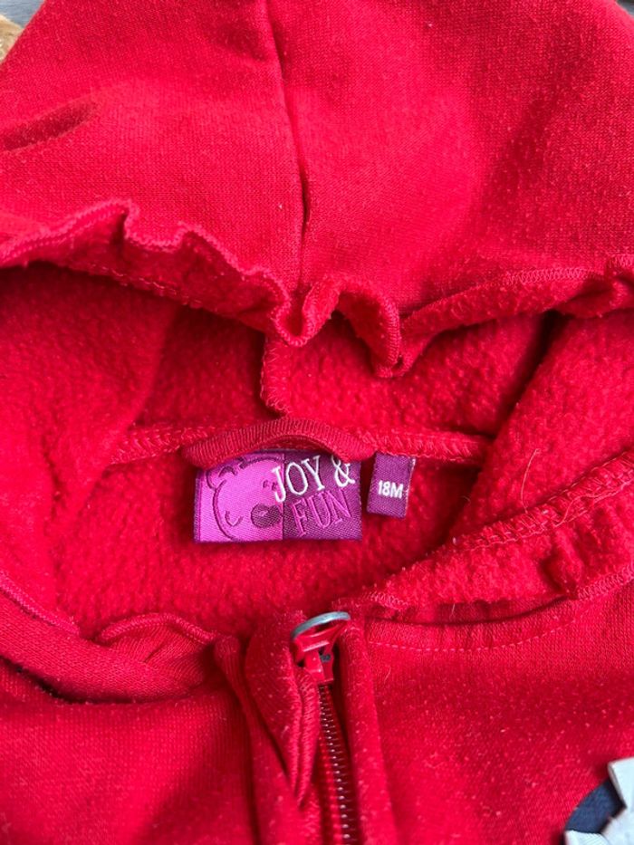 Gilet rouge 18 mois - photo numéro 3