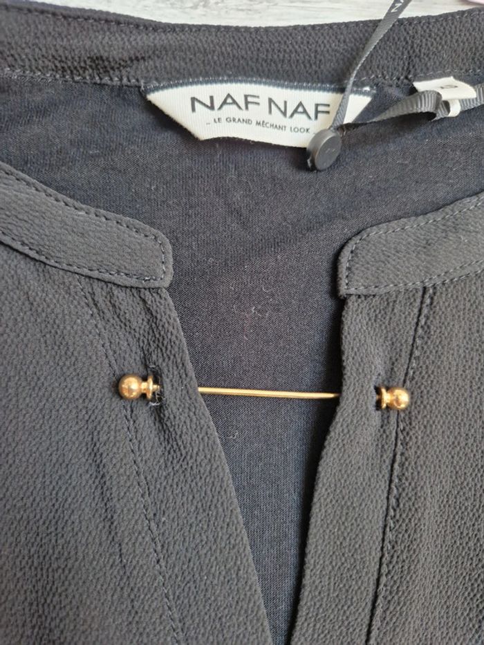 Top Naf Naf XS noir avec étiquette - photo numéro 3