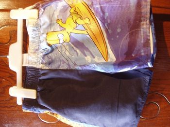 short de bain simpsons