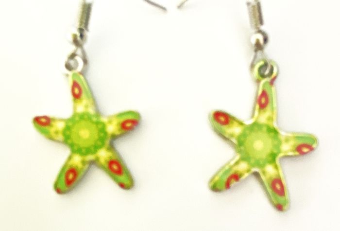 Boucles d'oreilles forme étoiles - photo numéro 3