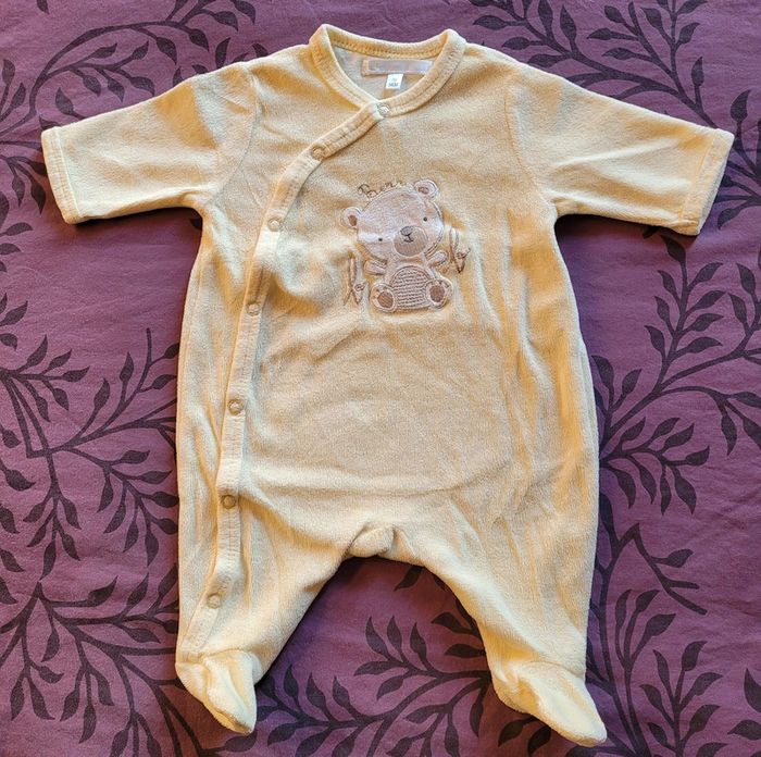 Lot de 7 pyjamas en velours (grenouillères) - photo numéro 5
