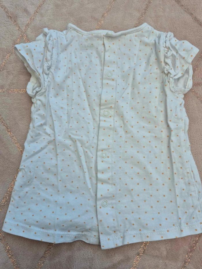 Tee-shirt fille kiabi 12 mois - photo numéro 3