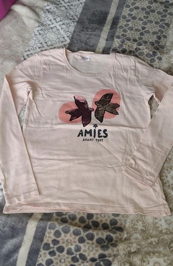T-shirt manches longues fille 12 ans tape à l'œil TAO
