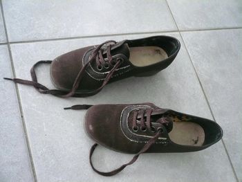 Chaussures femme marron à lacets taille 38