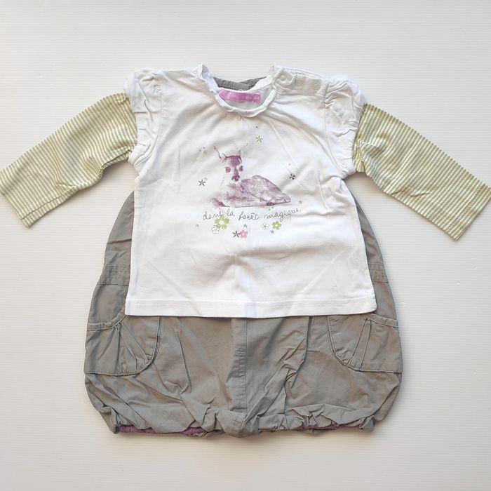 Ensemble robe + t-shirt 12 mois