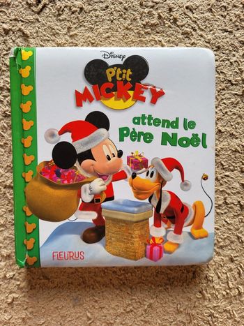 Livre enfant "P'tit Mickey attend le Père Noël" - Fleurus