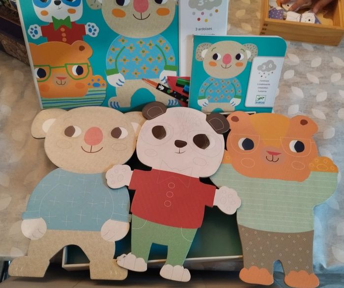 3 ardoises animaux djeco - photo numéro 2