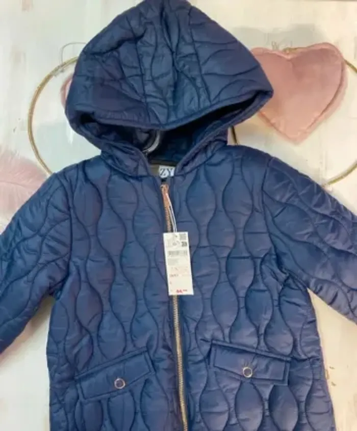 Manteau fille - matelassé - neuf - Zippy - Taille 4 ans - photo numéro 2