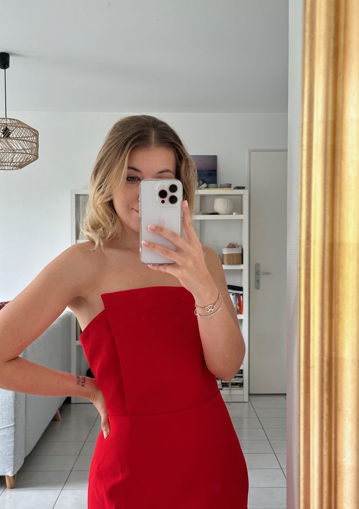 Robe bustier rouge - photo numéro 6