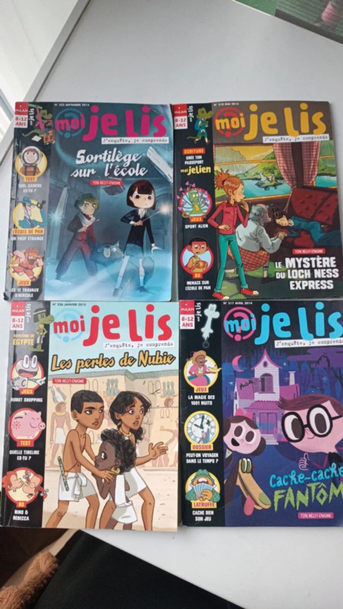 🔥 LOT 4 magazines moi je lis