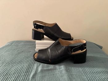 Sandales Chaussures à talons, taille 40, en cuir