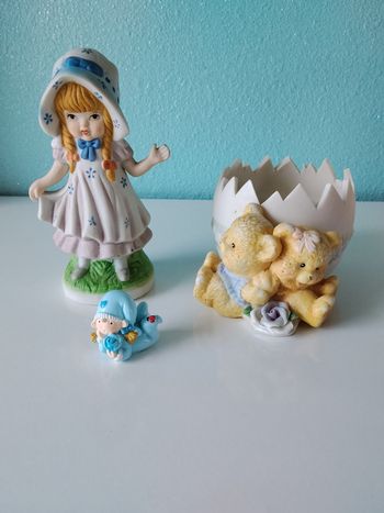 Figurine ourson et fille 
