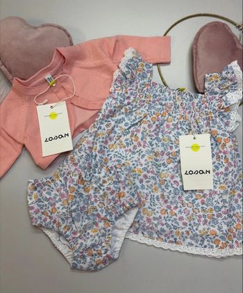 Ensemble bébé fille - neuf - Losan - Taille 0/1 mois 