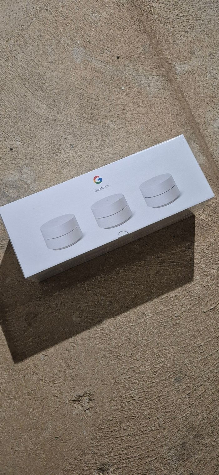 Neuf - Pack de 3 Routeurs Google Wifi Mesh (Couverture 255m²)