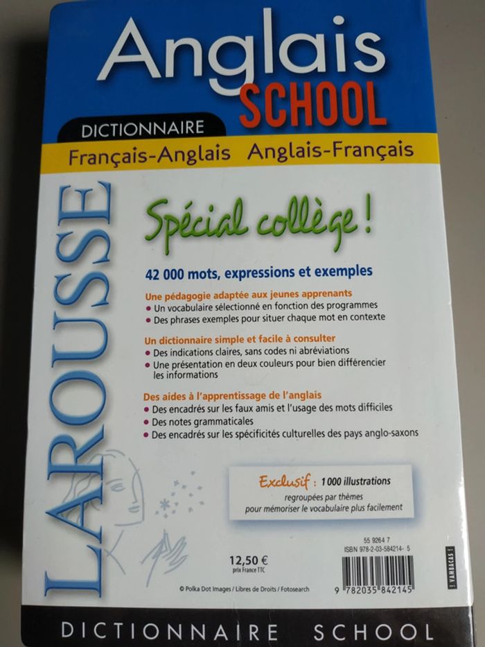 Dictionnaire anglais-français Larousse - photo numéro 2