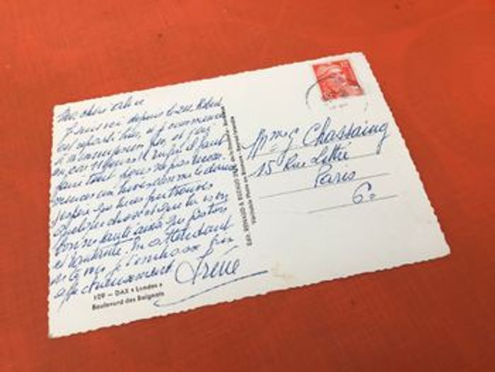 Carte postale ancienne Dax (Landes) Boulevard des Baignots - photo numéro 3