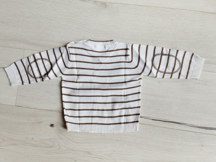 Vêtement bébé garçon pull rayé Gémo 6 mois - photo numéro 3