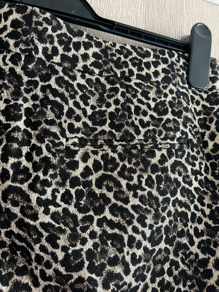 🐆 Pantalon Sézane - modèle  Clara léopard - T40 - Wild & Chic ! 🐆 - photo numéro 4