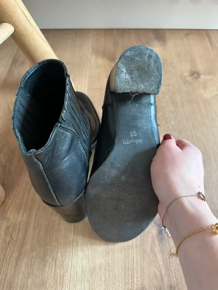 Bottines Minelli noires taille 38 - photo numéro 4