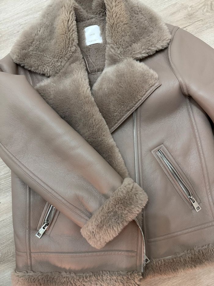 Manteau fourrure Mango - photo numéro 4