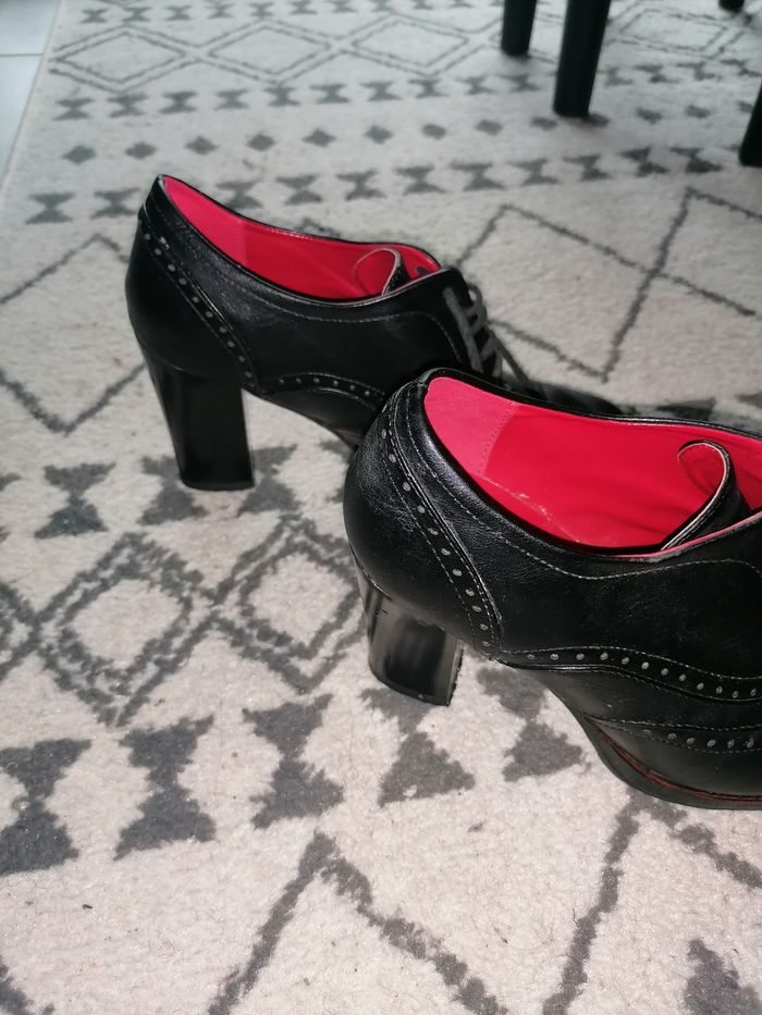 Derbies à talon noire pointure 38 - photo numéro 4