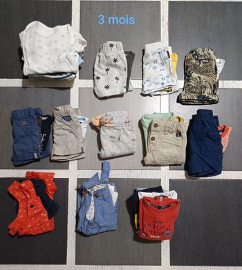 Lot été garçon 3 mois 
