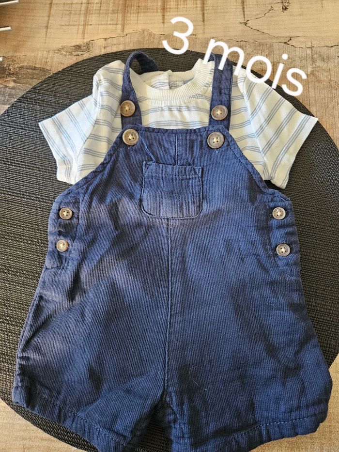 Lot de 7 salopettes 3 mois - photo numéro 4