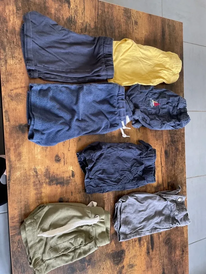 Lot de 7 shorts bébés garçon 23/24 mois