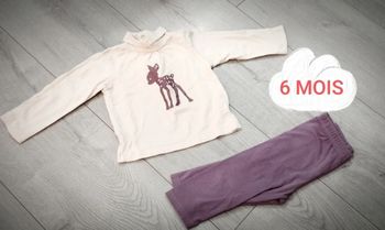 Ensemble fille taille 6 mois