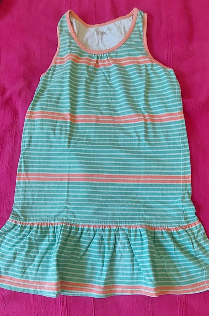 Robe à rayures 9 ans