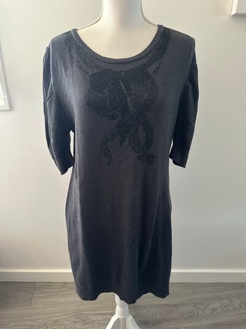 Tunique grise et noire Grain de Malice T40 L