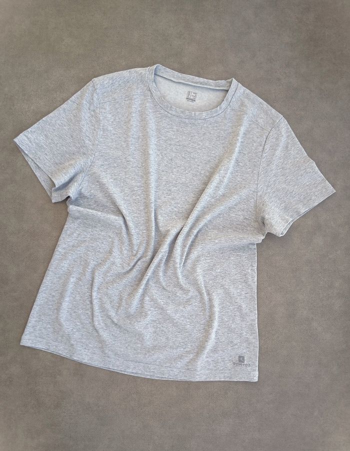 Tee-shirt gris chiné - Domyos