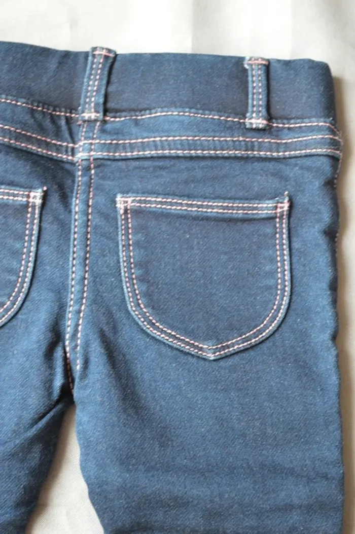 Jeans slim Pat & Ripaton 18-24 mois - Bleu Denim Fille - photo numéro 4