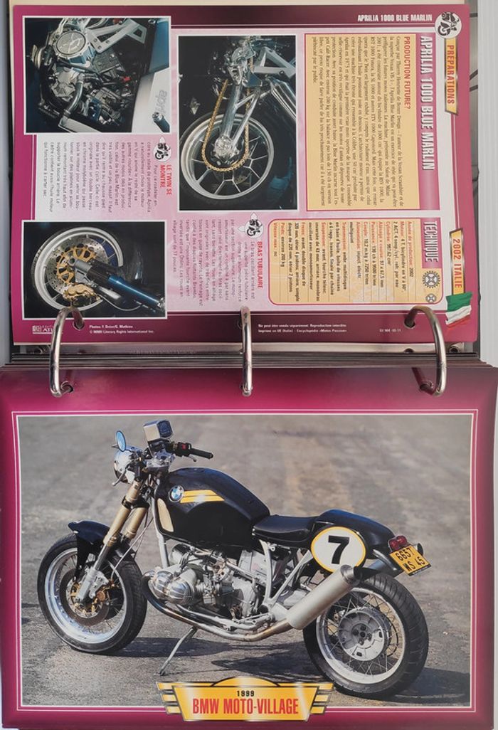 Classeur Motos Passion - Préparations & Customs (175 fiches) - photo numéro 3