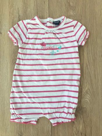 Combishort rayée 3m