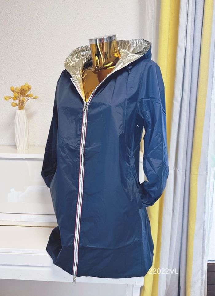 Veste long mi saison marine doré taille L 🌸