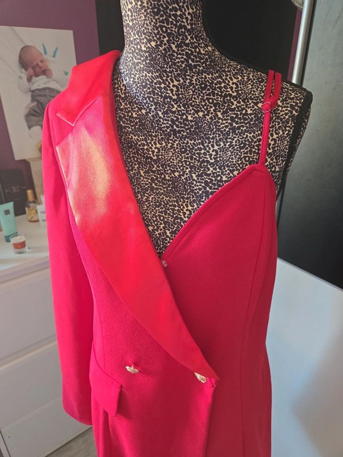 Blazer Rouge Original  de chez Shein en taille L - photo numéro 4