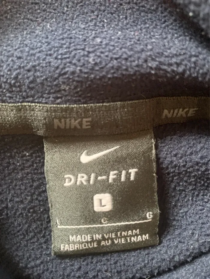 Sweat à capuche Nike bleu marine avec camouflage bleu - photo numéro 4