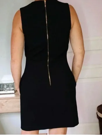 Robe noire chasuble zippée Mango - XS - Excellent état