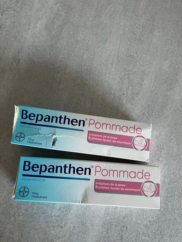 Lots 2 tube Bepanthen
